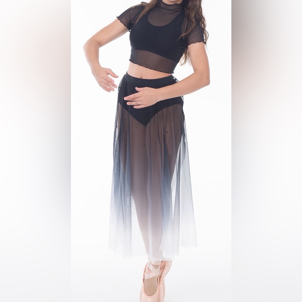 Elegant Black Sheer CONTEMPORARY COSTUME